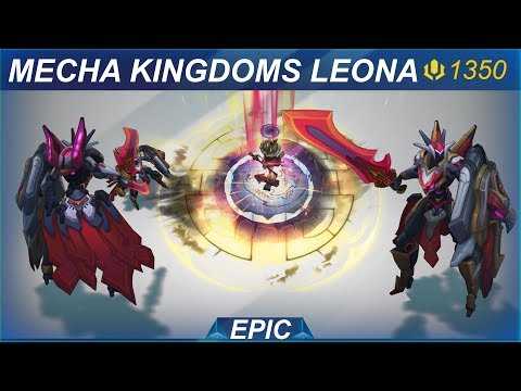 Mecha Kingdoms Leona Skin Spotlight | SKingdom - League of Legends