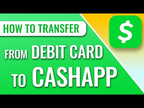 How To Transfer Money From Bank Debit Card To Cash App