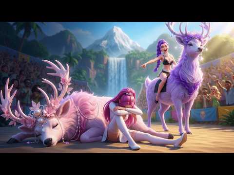 Rose Goddess VS Violet Goddess: RUMI Dominates Magic Deer Championship - KPOP Demon Hunters