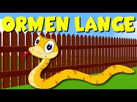 Ormen lange , kryper som en slange - Norske barnesanger