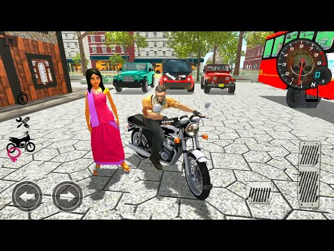 Motorbike With Woman Driving In City - Indian Heavy Driver Simulator #7 - Android Gameplay