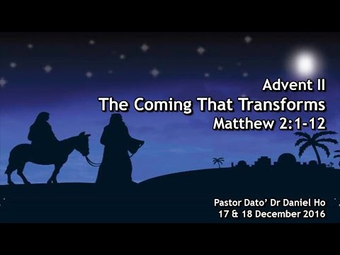 The Coming That Transform - Pr Dato Dr Daniel Ho
