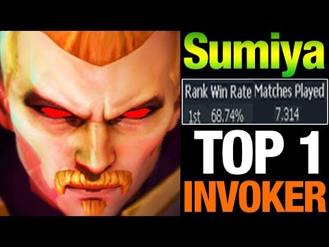 THE BEST INVOKER IN THE WORLD! Sumiya TOP 1 Dotabuff Invokers 7300+ Matches - Dota 2