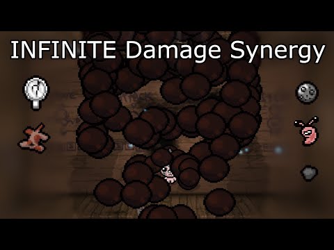 INSANE INFINITE DAMAGE SYNERGY  (The Binding of Isaac: Repentance)