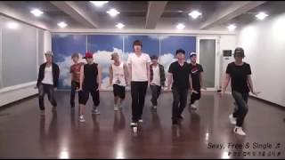 슈퍼주니어(Super Junior) - Sexy Free &amp; Single Dance Practice