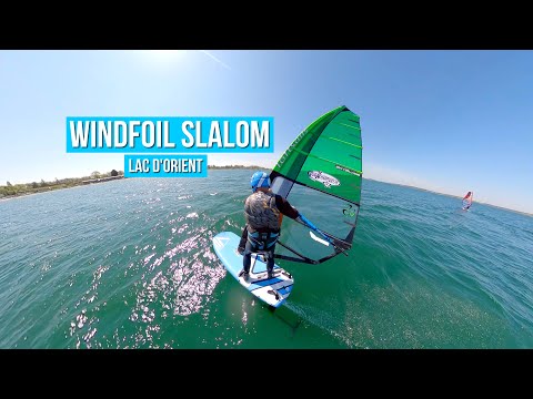 WINDFOIL SLALOM -  LOKEFOIL RACE WING S / STAB M - LOFTSAILS SKYBLADE - AHD COMPACT 83
