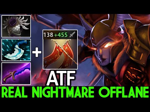 ATF [Legion Commander] Real Nightmare Offlane Nonstop Gank Duel Dota 2