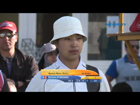 Chuluun Oyunsuren v Ren Hayakawa – recurve women bronze | Asian Archery Championships 2011