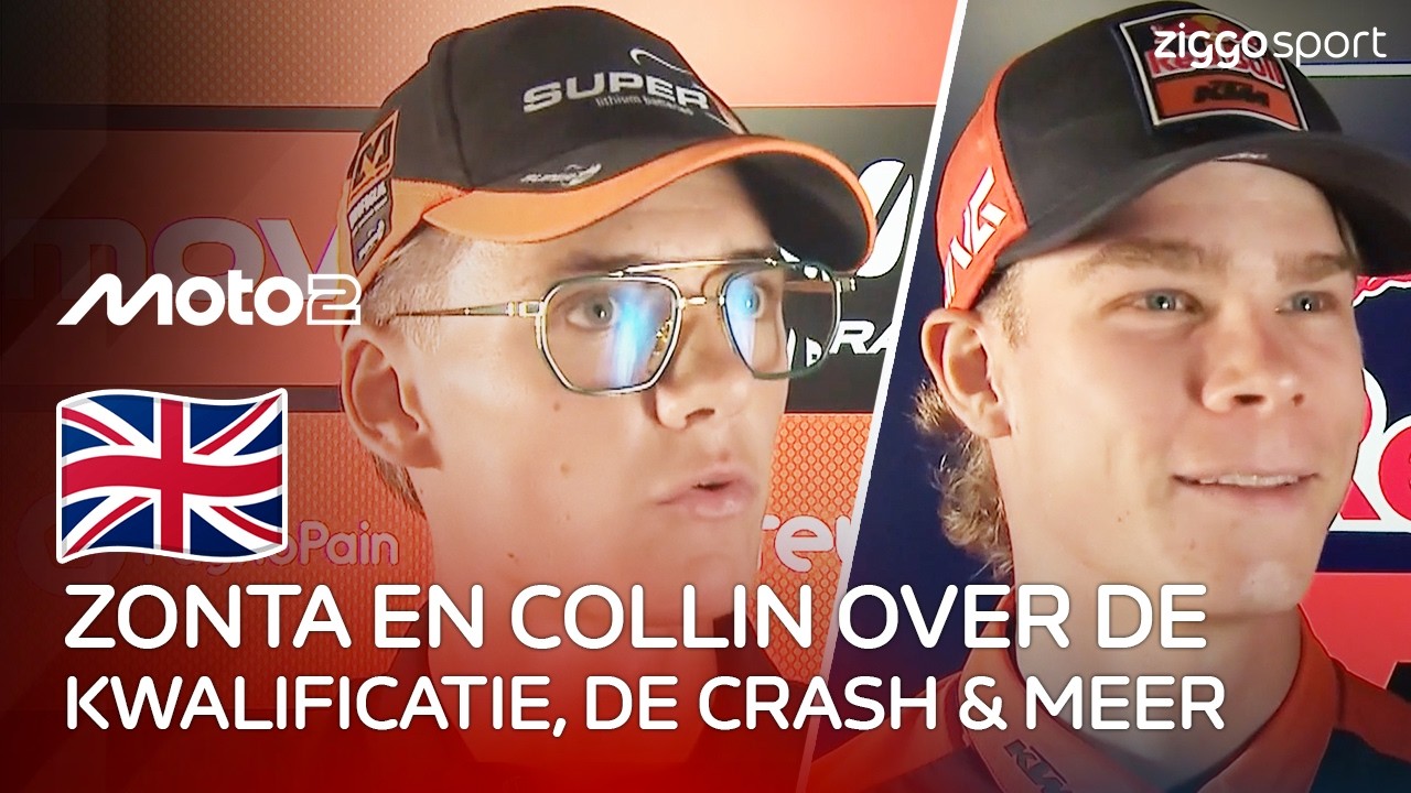 Veijer: "Ik was helemaal van de kaart vandaag."🗣️| Interview Van den Goorbergh en Veijer na Moto2