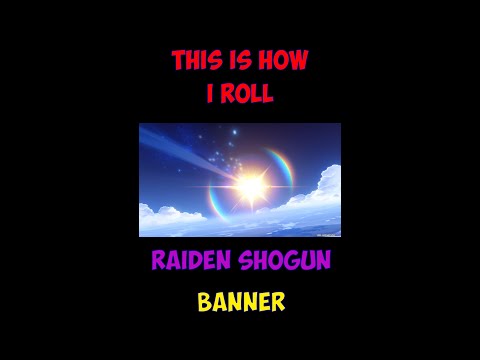 This is how I pull in Raiden Shogun Banner - Genshin Impact