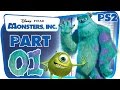 Monsters Inc Walkthrough Part 1 PS2 100 Level 1 Scarefloor