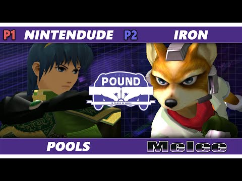 Pound 2021 - Nintendude (Marth) Vs. Iron (Fox) SSBM Melee Tournament
