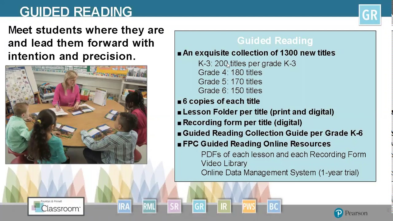 Overview of F&P Classroom Guided Reading (April 28)
