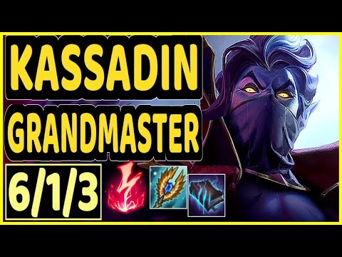 DAWIDSONEK (KASSADIN) - 6/1/3 KDA MID GAMEPLAY - EUW Ranked GRANDMASTER