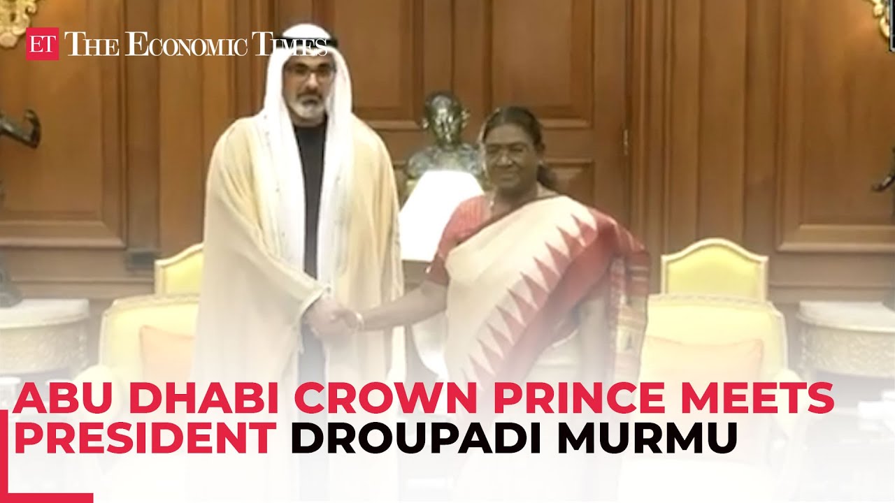 Abu Dhabi Crown Prince meets President Droupadi Murmu at Rashtrapati Bhavan
