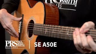 Video thumbnail for The SE A50E | Demo | PRS Guitars by PRS Guitars