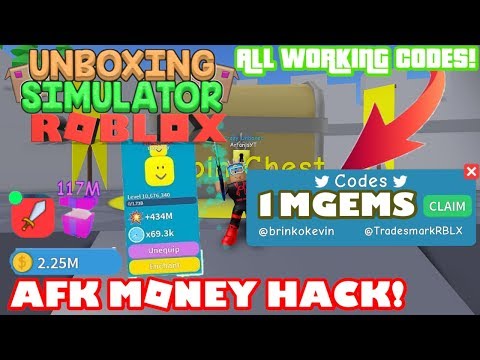 📥Unboxing Simulator: ALL SECRET WORKING CODES 2020! (AFK COIN GLITCH) |Roblox