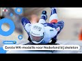 Skeletonster Bos loopt wereldtitel op 0,01 seconde mis (wel zilver)