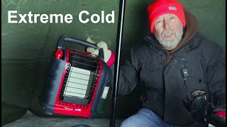 Mr. Heater Buddy Tent Test in EXTREME Winter Conditions (-24°c / -11°f)