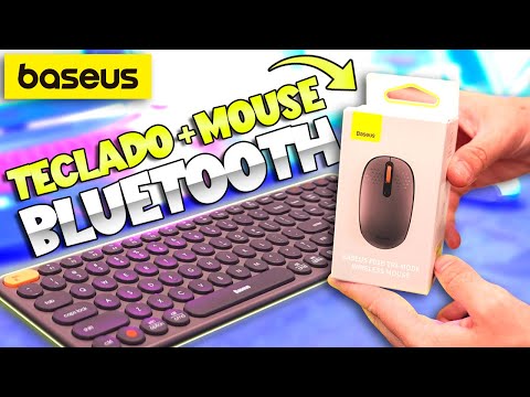 TECLADO e MOUSE SEM FIO BARATOS da BASEUS! Vale a pena?