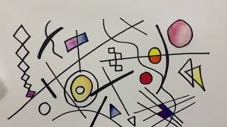 Kandinsky Inspired Drawings