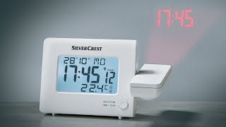 SILVERCREST Radio Controlled Projection Alarm Clock SFPW 360 B1