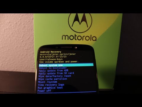 Motorola Moto G6 play      HARD RESET and Recovery mode