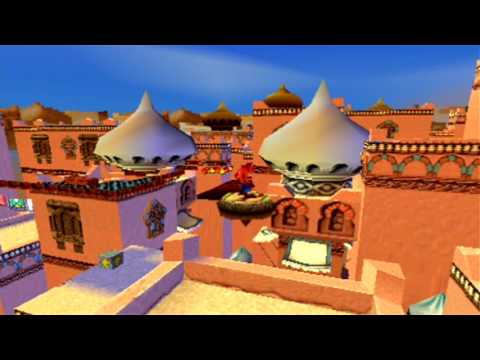 Crash Bandicoot 3: Warped (1998) Walkthrough - Crystals - Level 7: Hang'em High