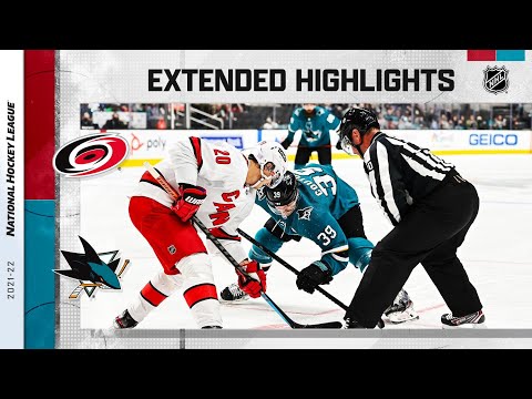 Carolina Hurricanes vs San Jose Sharks Nov 22, 2021 HIGHLIGHTS