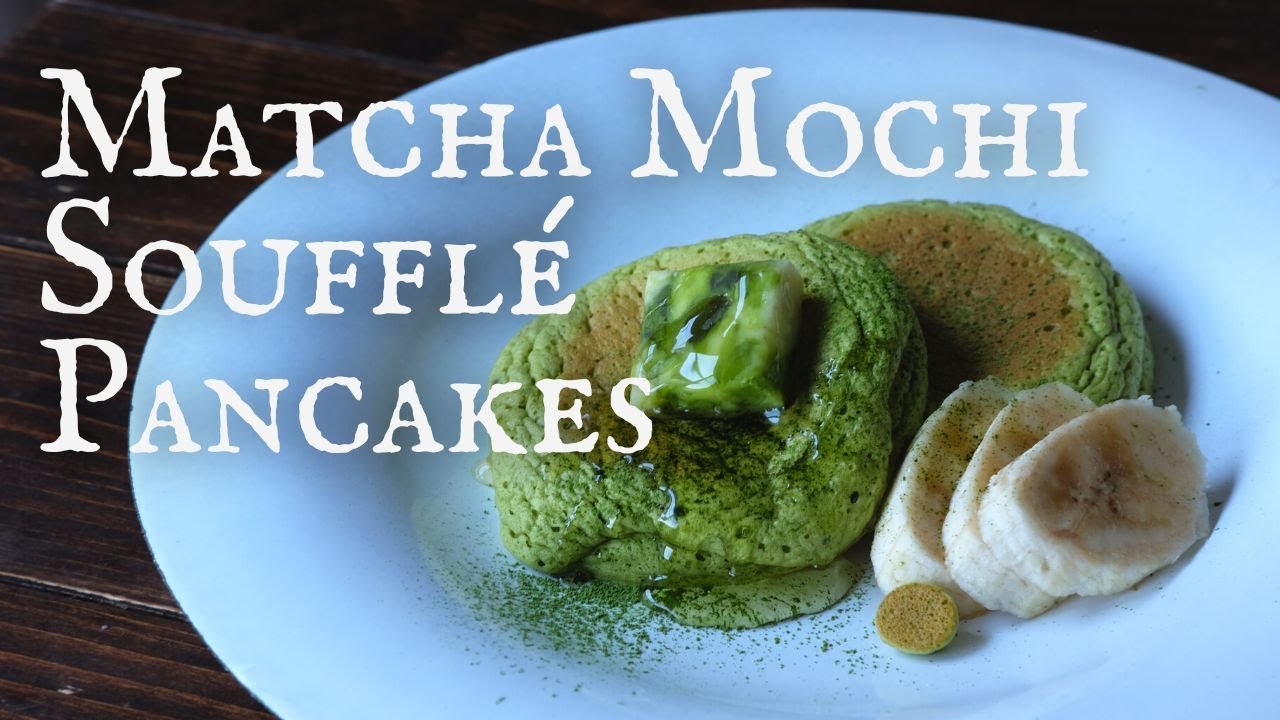 MATCHA MOCHI SOUFFLÉ PANCAKES | RECIPE | Takoshiho Cooks Japan