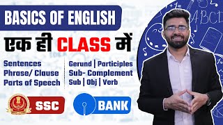 Basics of English for Competitive Exams | SSC CGL/CHSL/CPO/CDS | Bank PO/Clerk | Tarun Grover