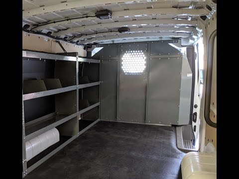 GMC Savana, Chevy Express Van Safety Partition Installation by True Racks