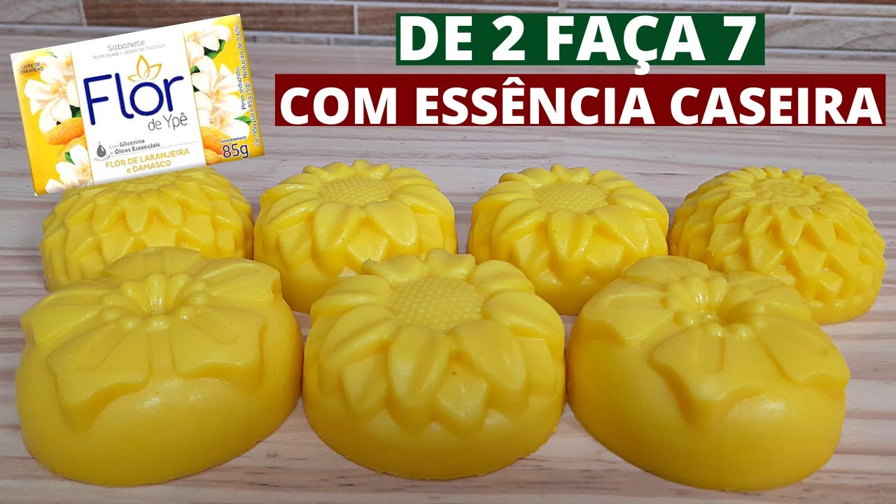 MISTUREI ESSÊNCIA CASEIRA NO SABONETE E ME SURPREENDI COM O RESULTADO -  NÃO FICO MAIS SEM