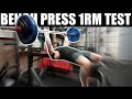 TESTING MY BENCH PRESS 1 REP MAX... 170lbs BodyBuilder