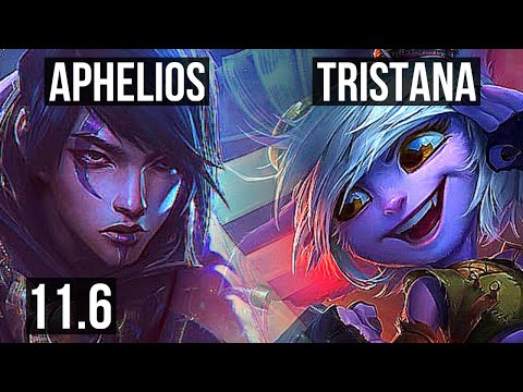 APHELIOS & Blitzcrank vs TRISTANA & Karma (ADC) | 14/1/5, Legendary | EUW Grandmaster | v11.6