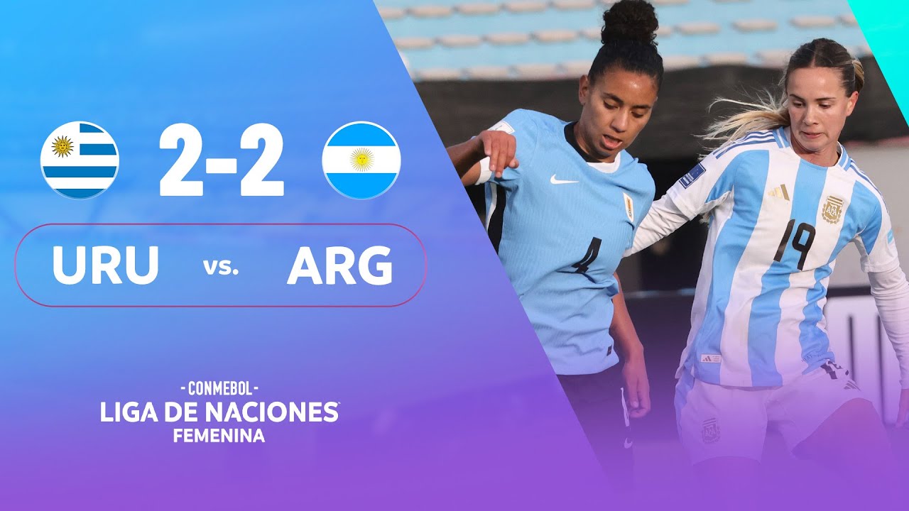 URUGUAY vs. ARGENTINA | HIGHLIGHTS | CONMEBOL LIGA DE NACIONES FEMENINA
