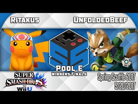 Spring Scuffle 2017: Ritakus (Pikachu) vs. UnfoldedBeef (Fox) - SSB4 Singles Pool E WF