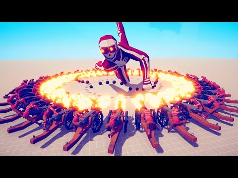 50x BOMB CANNON vs EVERY UNIT - Totally Accurate Battle Simulator TABS