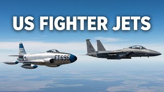 Incredible Transformation ! EVOLUTION of US  Fighter JETS 1943 vs 2025 . JETS COMPARISON