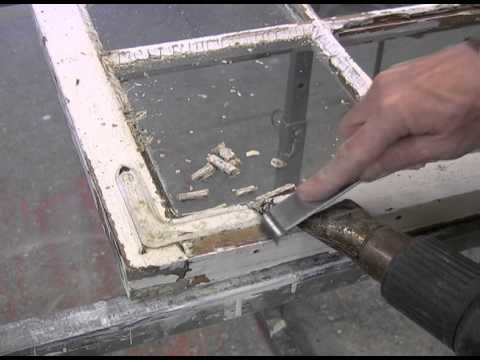 Fönsterrenovering/ ateljén i Skåne