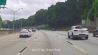 I-20 East-Atlanta, GA to Decatur, GA