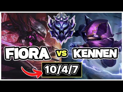 Diamond Fiora EUW Teaches You How To Lane VS Kennen