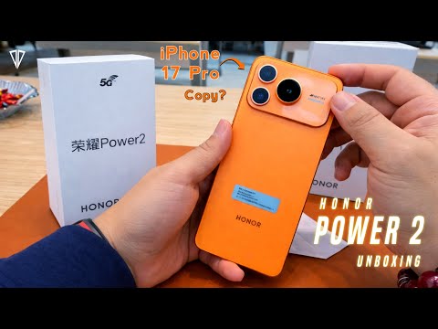 Honor Power 2 Unboxing (Exclusive) - iPhone 17 Pro Copy? 10,000mAh Battery!