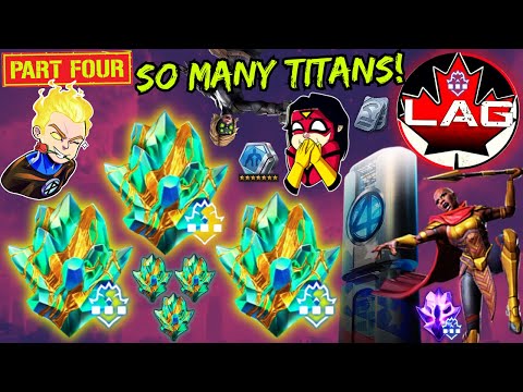 Whaling Part 4! HUGE TITAN NEXUS CRYSTAL OPENING! Hunting 7⭐Okoye! Heat Wave Sale! (July 4th) - MCOC