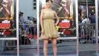 Чжан Цзинчу на премьере фильма "Час Пик 3"