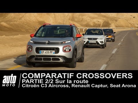 Citroën C3 Aircross, Seat Arona, Renault Captur COMPARATIF (Partie 2/2) Au volant
