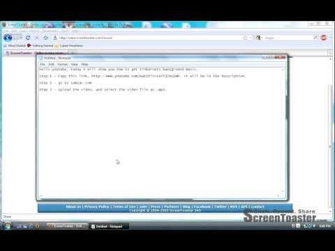 How To: Get Tinkernut's background music