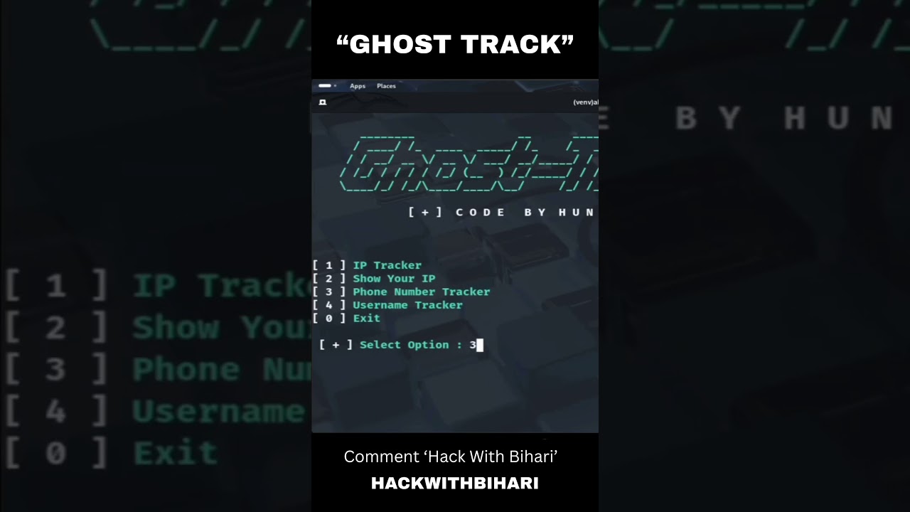 🕵️‍♂️ This GitHub OSINT Tool Can Track IP & Usernames 😱 (GhostTrack Demo)