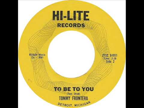 Tommy Frontera - To Be With You (Hi-Lite ZTSC 84951) 1962