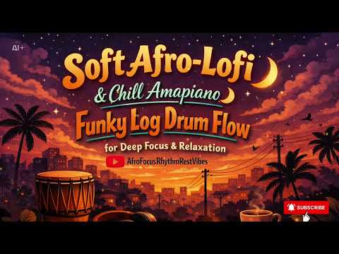 Soft Afro-Lofi x Chill Amapiano | Warm Focus Vibes